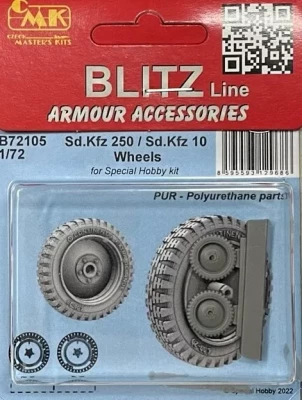 CMK B72105 Sd.Kfz. 250 / Sd.Kfz. 10 wheels (SP.HOB.) 1/72