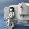 Copper State Models F35-052 Фигура, Командир немецкого бронеавтомобиля в сером полевом комбинезоне 1/35