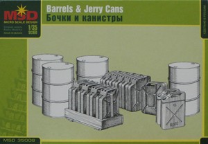 MSD-Maquette MQ 35008 Бочки и канистры 1/35
