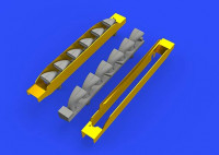 Eduard 648402 Bf 109G-6 exhaust stacks 1/48