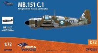 Dora Wings 72030 Bloch MB.151 C.1 Foreign service (4x camo) 1/72