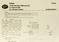 New Ware NWA-M0106 Mask MiG-23MLD Flogger-K BASIC (TRUM 02856) 1/48