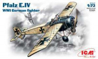 ICM 72121 Пфальц E-IV, германский истребитель І Мировой войны 1/72