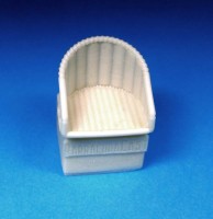 Barracuda Studios BCR32233 British WWI Wicker Seat - No Belts 1/32