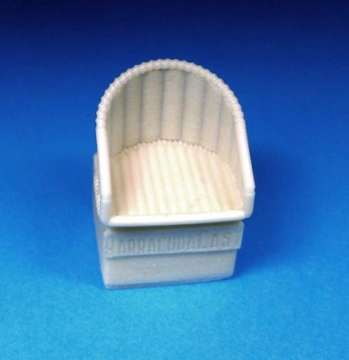Barracuda Studios BCR32233 British WWI Wicker Seat - No Belts 1/32