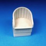 Barracuda Studios BCR32233 British WWI Wicker Seat - No Belts 1/32