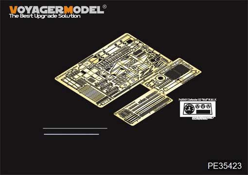 Voyager Model PE35423 Modern British Defender 110 Hardtop (For HOBBY BOSS 82448) 1/35