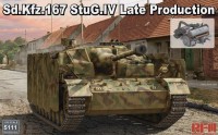 RFM 5111 Sd.Kfz.167 StuG.IV позднего выпуска с двигателем и рабочими траками 1/35