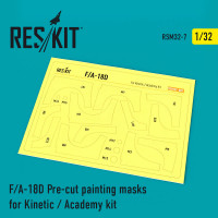 Reskit RSM32-0007 F/A-18D Pre-cut painting masks for Kinetic / Academy kit Kinetic / Academy 1/32