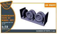 Clear Prop A72124 Kubelwagen type 82 wheel set 1/72