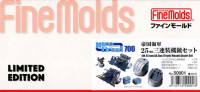 Fine Molds 50001 IJN Type96 25mm Triple MG w/Shield Set 1:700