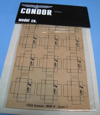Condor А-010	Картонные коробки США, WW II, тип 1, 12 шт