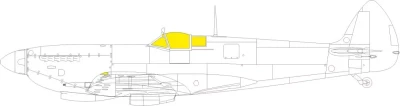 Eduard EX1082 Mask Spitfire Mk.IX TFace (EDU) 1/48