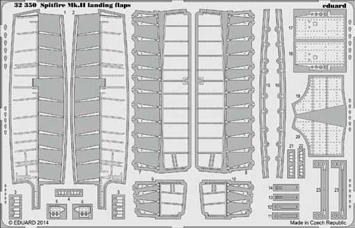 Eduard 32350 Spitfire Mk.II landing flaps