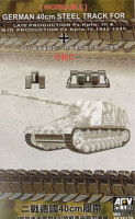 AFV club 35179 40CM TRACK FOR PANZER III/IV(1) WORKABLE 1/35