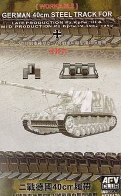 AFV Club AF35179 40CM TRACK FOR PANZER III/IV(1) WORKABLE 1/35