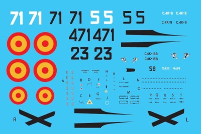 Attitude Aviation As BUC-72002 Decal Hispano HA-1112 M1L 'Spanish Air Force' 1/72