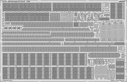 Eduard 53218 USS Saratoga CV-3 pt.3 1/350