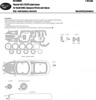 New Ware NWA-M0589 1/48 Mask Phantom FGR.2 BASIC (REV 04962, HAS P16)