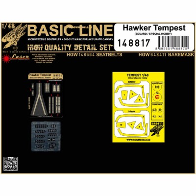 HGW 148817 Hawker Tempest (EDU/SPH) BASIC LINE 1/48
