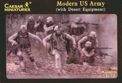Caesar Miniatures H030 Modern U.S. Army (with desert equipment) 1/72
