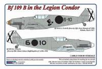 AML AMLC72030 Декали Bf 109B in the Legion Condor 1/72