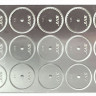 Jas 4932 Набор дисков для ревитера d 15 мм, шаг 0,35 - 1,5 мм, 15 шт.