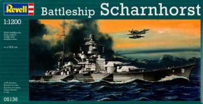 Revell 05136 Линкор Scharnhorst (REVELL) 1/1200