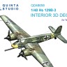 Quinta studio QD48658 Hs 129B-3 (Takom) 1/48