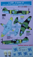 Kora Model DEC72206 LaGG-3 serie 35 in Finnish service декали декали 1/72