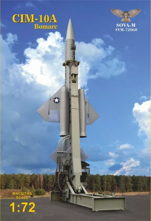 Sova-M 72060 CIM-10A Bomarc Surface-to-Air Missile System 1/72