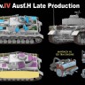 RFM 5127 Немецкий средний танк Sd.Kfz.161/1 Panzerkampfwagen IV Ausf.H поздний с двигателем и рабочими траками 1/35