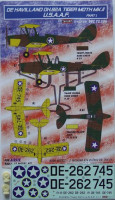 Kora Model DEC72306 DH.82A Tiger Moth Mk.II USAAF Part 1 декали декали 1/72