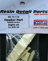 Kora Model DS72114 Hawker Hart British - Engine set (AIRFIX) 1/72