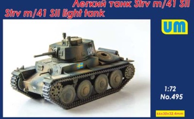 UniModel UMM-72495 Strv m/41 SII Shwedish tank 1/72