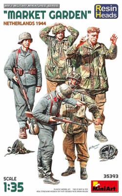 Miniart 35393 Market Garden, Netherlands 1944 (resin heads) 1/35