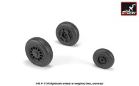 Armory ARAW48322 Lockheed F-117A Nighthawk wheels 1/48