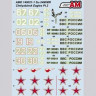Amigo Models AMD 148021 Декаль Su-24M/MR Chelyabinsk Eagles Pt.1 1/48
