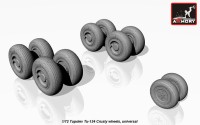 Armory ARAW72042 Tupolev Tu-134A wheels 1/72
