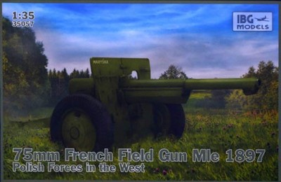IBG Models 35057 75mm French Field Gun Mle 1897, Polish Forces 1/35