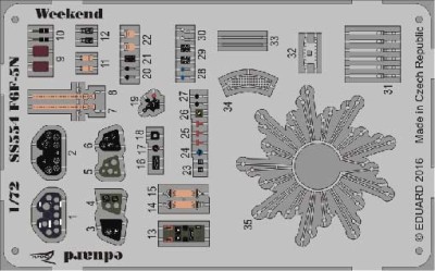 Eduard SS554 F6F-5N Weekend 1/72