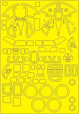 New Ware NWA-M1049 Mask B-17F Flying Fortress BASIC (HK MOD.) 1/48