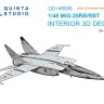 Quinta Studio QD+48558 МиГ-25РБ/МиГ-25РБТ (ICM) (с 3D-печатными деталями) 1/48