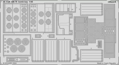 Eduard 481129 SET SM.79 bomb bay (EDU) SET