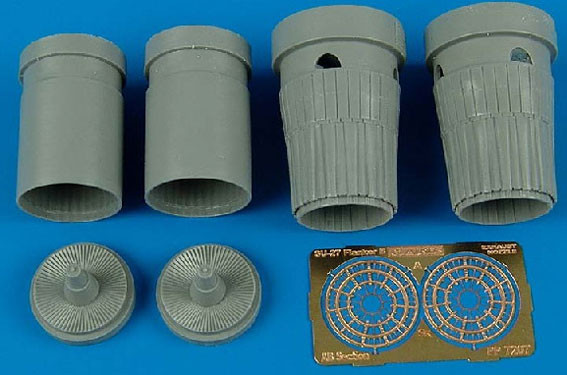 Aires 7207 Su-27 Exhausts Nozzles Ital 1/72