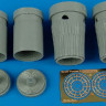Aires 7207 Su-27 Exhausts Nozzles Ital 1/72