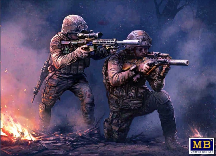 Master Box 35235 Sniper Group, Ukrain.Spec.Oper.Forces (2 fig) 1/35