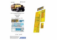 Микродизайн 035606 КрАЗ-255 (Hobby Boss) кабина цветные приборные доски 1/35