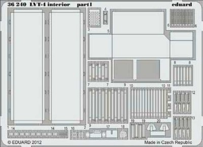 Eduard 36240 LVT-4 interior