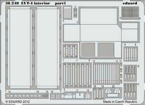 Eduard 36240 LVT-4 interior